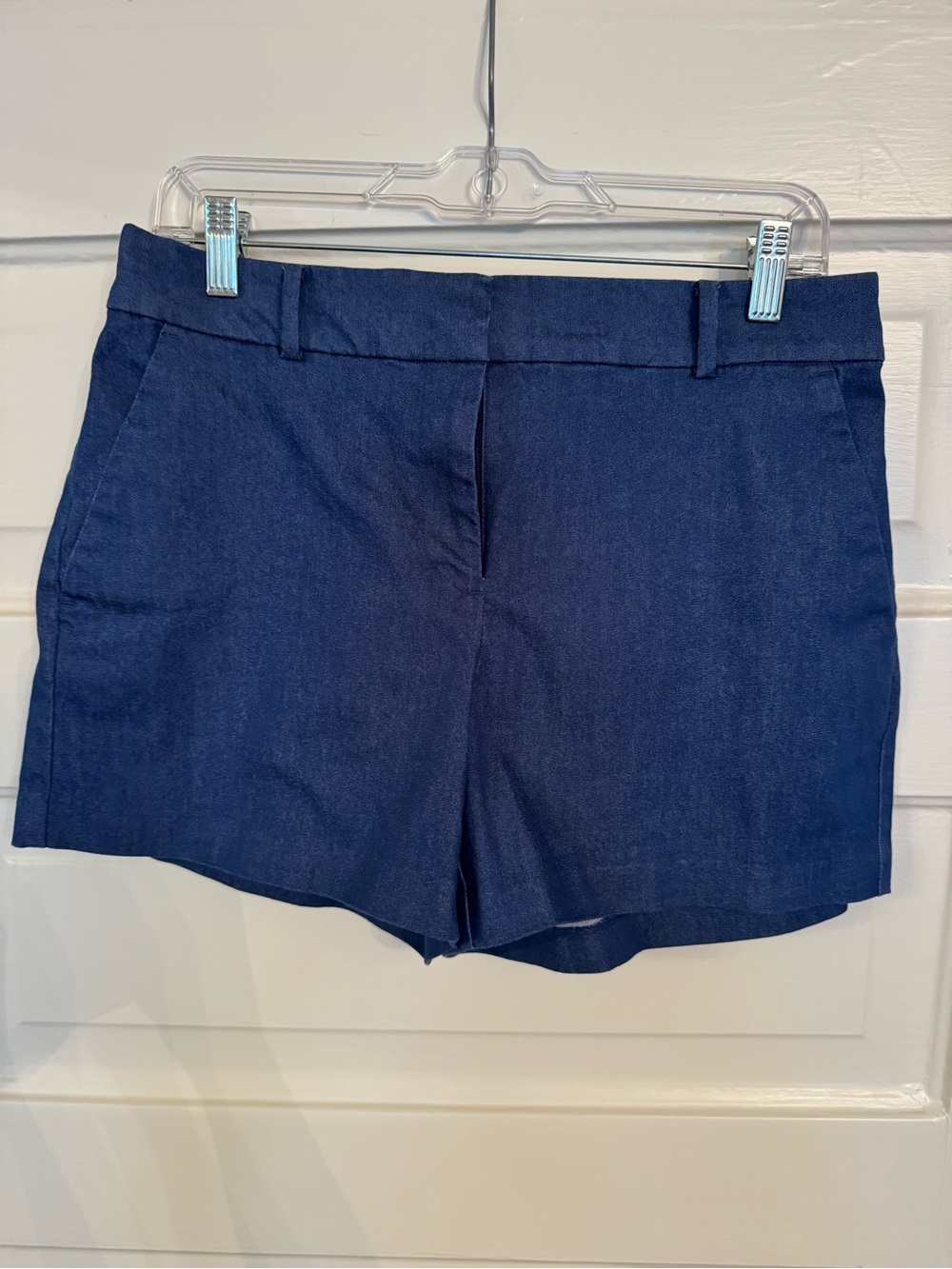 LOFT Navy Blue Tailored Jean Shorts